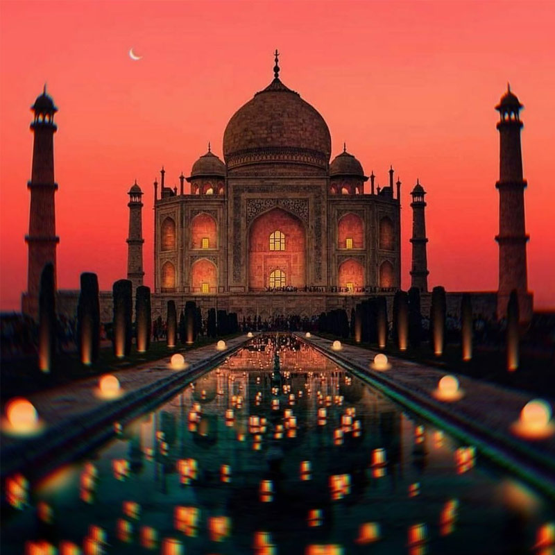 Taj Mahal full Moon Tour