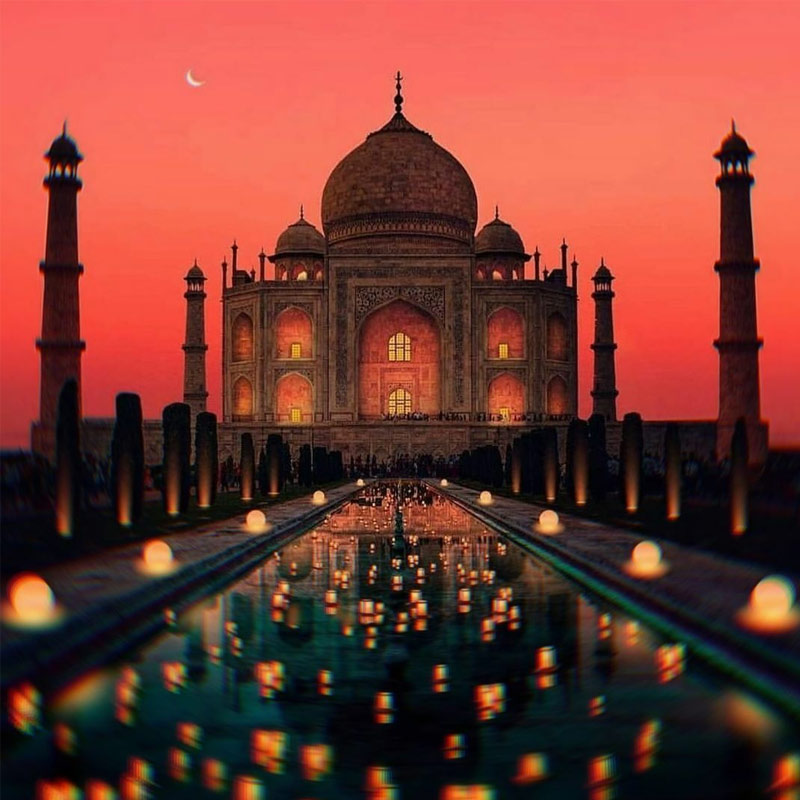 Taj Mahal Full Moon Tour